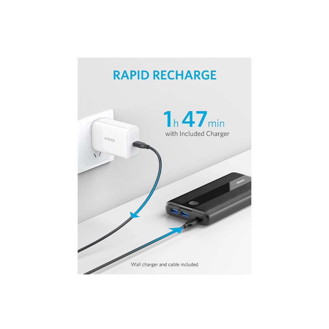 Anker Portable Charger, PowerCore III Elite 19200 60W Power Bank Bundle with 65W PD Wall Charger in Qatar Anker Portable Charger, PowerCore III Elite 19200 60W Power Bank Bundle with 65W PD Wall Charger in Qatar